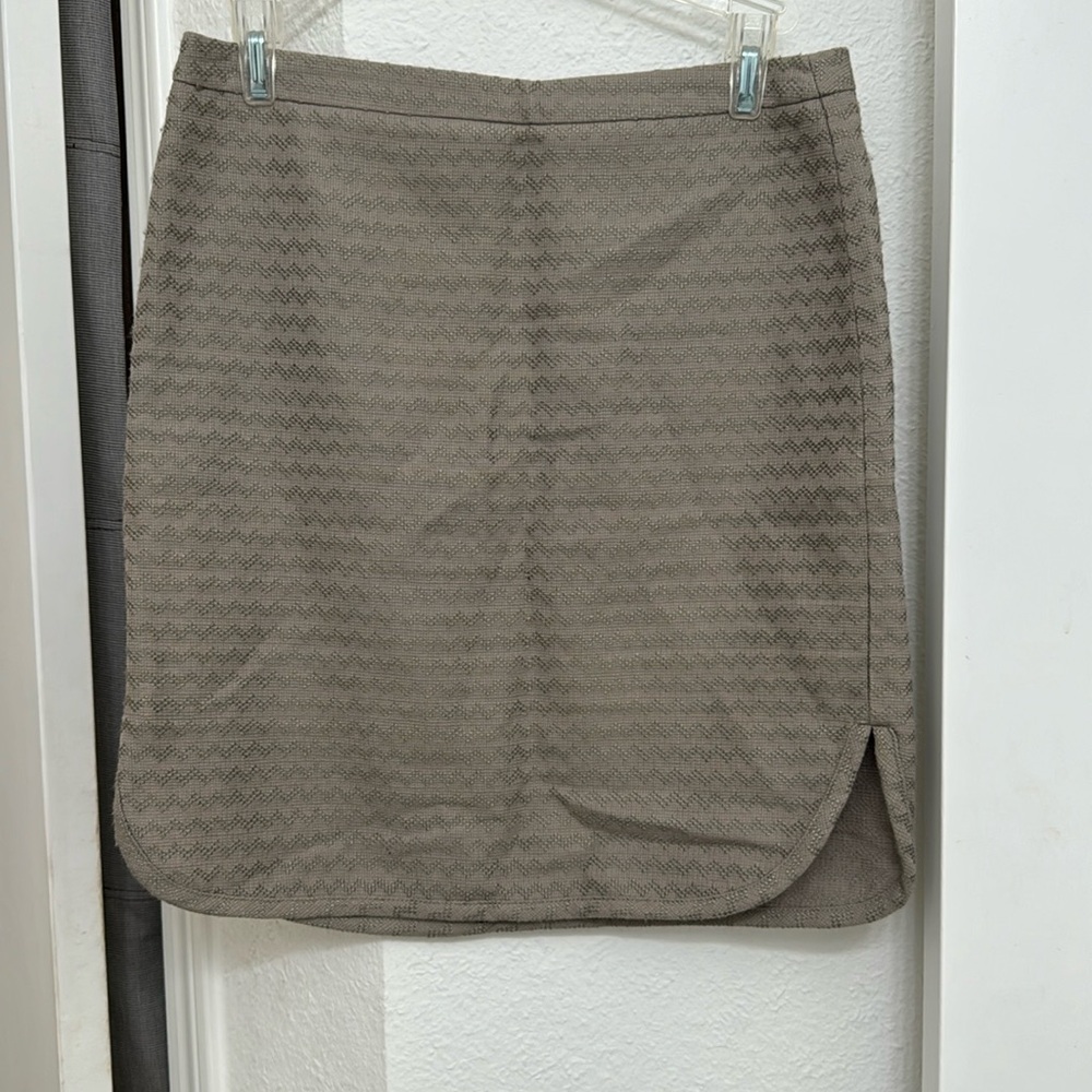 LOFT Beige Pencil Skirt